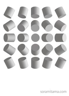 an image of different shapes on a white background