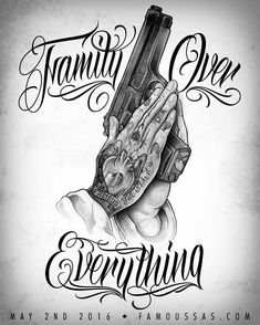 Gangster Tattoos, Chicano Art Tattoos, Chicano Tattoos Gangsters, Half Hand Language, Jasmine Tattoo, Tato Flash, Temporary Tatoo, Chicanas Tattoo, Wrap Around Tattoo, Flash Designs, Gangsta Tattoos, Tattoo Schrift