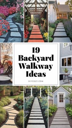 backyard walkway ideas that are easy to do and great for the yard or garden area