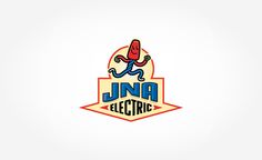 the logo for jna electric, an electrical company that is headquartered in new york