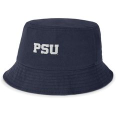 Showcase your enthusiasm for the Penn State Nittany Lions and enjoy personal shade during sunny weather with this Apex Swoosh bucket hat from Nike. It features an unmistakable Penn State Nittany Lions graphic embroidered on the front for a fan-forward look. This cap's throwback design also provides 360-degree coverage and a relaxed fit ideal for comfortable, all-day wear. Adjustable Nike Cotton Hat, Nike Adjustable Cotton Hat, Adjustable Cotton Nike Hat, Nike Outdoor Hats With Curved Brim, Nike Adjustable Hats For Outdoor, Nike Adjustable Outdoor Hats, Nike Summer Cap, Casual Nike Flat Brim Hat, Nike Adjustable Spring Hats