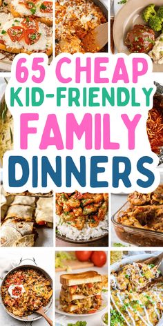 Cheap Family Meal Plan, Easy Meals For Busy Families, Budget Friendly Crockpot Meals Families, Dinner Budget Recipes, Family Dinner On A Budget, Family Of 4 Meals On A Budget, Simple Meals For Dinner Budget, Budget Family Dinners, Cheap Dinner Ideas For Family Of 6