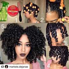 Curl Natural Hair, Roller Set Natural Hair, Melanin Hairstyles, Transitioning Hairstyles, Finger Waves, Natural Hair Twists, Braids With Curls