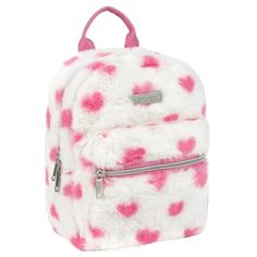 Well-made and durable, each Jessica Simpson Mini Plush backpack is crafted with the needs of its users in mind. These backpacks for girls and women are fashionable, fun and functional. Mini plush backpack with front accessories pocket has a smooth inner lining and roomy interior. Tuck your cosmetic bag, books, journals, notebooks, tablet, wallet, keys, phone, headphones, hand sanitizer, tissues, and accessories inside and transition from school to work or day to evening flawlessly and fashionabl Work Commute, Heart Plush, Mini Tablet, Plush Backpack, Leather Card Wallet, Heart Quilt, Cute Backpacks, Baby Diaper Bags, Purple Bags