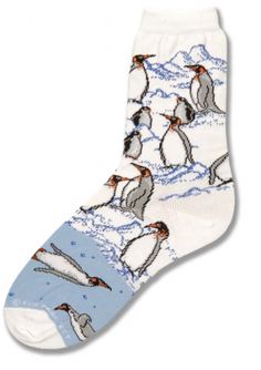 penguin socks with penguins on them