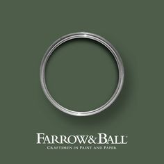 a wedding ring with the words farrow and ball written on it