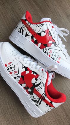 Nike Air Force Design Ideas, Custom Shoe Painting, Custom Cortez Shoes, Cool Nike Shoes Men, Best Nike Shoes Men, Airforce Custom Ideas, Costom Shoes, Painted Shoes Ideas, Painting On Shoes