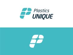 the logo for plastics unique, a company that sells products to people who are homeless