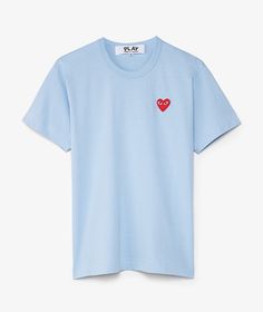 The Red Heart T-Shirt  item   by  Comme des Garçons Play  which is part of the SU2022  season, has arrived || is now available at . Play Heart, Patagonia Kids, Heart T Shirt, Comme Des Garcons Play, Shirt Model, Heart Shirt, Big Heart, Comme Des Garcons, Woodstock