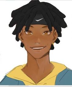 Happy Black, A Black, Braids, Hair, Anime, Black, Plaits