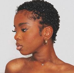 Pixie Cut 4c Hair, 4c Big Chop, Uni Hairstyles, Arcane Oc, Low Cut Hairstyles, Hairstyles 4c, Big Chop Hairstyles, Big Chop Natural Hair, Short Natural Curly Hair