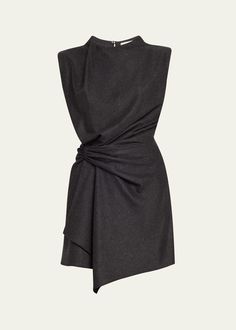 Get free shipping on A.L.C. Dion High-Neck Gathered Mini Dress at Bergdorf Goodman. Shop the latest luxury fashions from top designers. Chic Wool Party Dress, Chic Sleeveless Wool Dress, Elegant Sleeveless Winter Mini Dress, Sleeveless Mini Dress For Fall Cocktail, Evening Sleeveless Mini Dress For Fall, Sleeveless Cocktail Mini Dress For Fall, Sleeveless Fall Cocktail Mini Dress, Sleeveless Wool Dresses For Work, Sleeveless Wool Dress For Fall