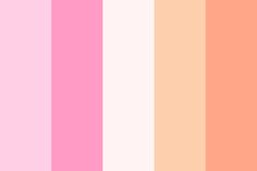 the color palette is pink and orange