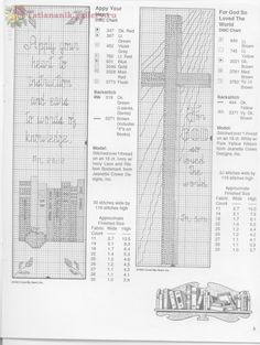 an old book with instructions on how to use the cross and other things in it