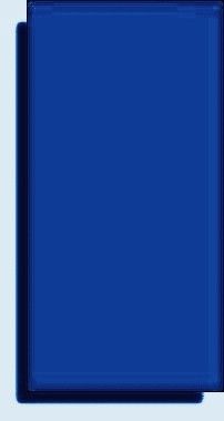 an open blue book on a white background with clippings to the front cover