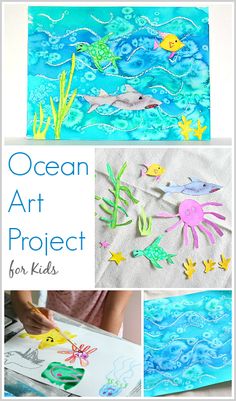 the ocean art project for kids