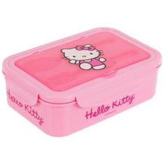 Dimensions: 2.73" H x 8.13" W x 5.56" D Material: Plastic Color: Pink, White, Black & Yellow Care & Safety: Food, Freezer, Dishwasher & Microwave Safe Age Grade: 3+ UPC: 840716251187 Quantity: 6 Set Includes: 1 - Bento Box 1 - Removable Container 1 - Spoon 1 - Fork 1 - Lid Enjoy a scrumptious meal served by an adorable friend with this Hello Kitty Bento Box. This pink lunch box features the name "Hello Kitty" written on the sides in cursive. Hello Kitty is printed on top of the translucent pink Hello Kitty Bento, Pink Lunch Box, Pink Lunch, Hell's Kitchen, Fork And Spoon, Goth Home, Goth Home Decor, In Cursive, Kitchen Dinnerware