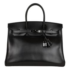 Hermès Birkin 35 Handbag | Buy or Sell your Designer Handbags - Vestiaire Collective Hermes Birkin 35 Black, Black Birkin, Birkin 35 Black, Hermes Collection, Birkin Handbags, Hermes Birkin 35, Vintage Hermes, Luxury Purses