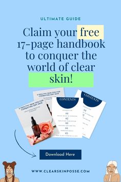 Say hello to clear, beautiful skin! Our FREE guide: 5 Tips for Clear Skin has all the answers. 🌟 Expert advice on common skin concerns. Learn about gentle care and product selection. 💧✨ Click for your complimentary guide!