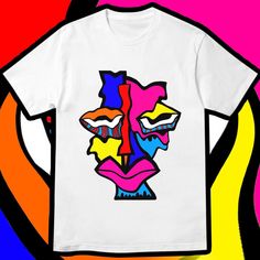 'Cranium' - our Picasso Inspired Abstract Graphic Tee An original hand drawn graphic design by Mikiko! 👁 FREE WORLDWIDE SHIPPING 👁 Unisex t-shirts available in sizes  - Small - Medium - Large - XL - XXL (other sizes can be made upon request) - Ethically and sustainably manufactured - Artwork is professionally printed - no cracks or peeling - High quality heavy tee with a taped neck and sleeves - Authentic artwork - Machine wash inside out for best results (Hand-wash works even better) - Intern Indie Graphic Tees, Artist Tees, Indie Skater, Modern Streetwear, Black Graphic Tees, Baby T Shirts, Market Place, Trendy Tshirts, Cute Tshirts