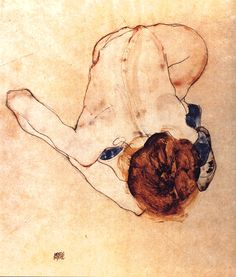 a drawing of a person laying on the ground