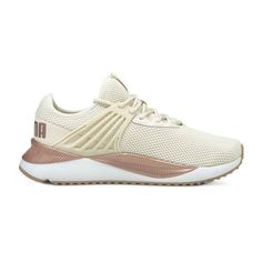 Puma Pacer Future Lux Women's Running Sneakers                                   P/N;   38060602                                            Color;   Eggnog, White, Rose Gold                              Size; 10.                                                                                                            Shoes are authentic, new with tags and in the original Puma box.                                                                                                               Produ Running Sneakers Women, Sneakers Puma, Mesh Shoes, Women's Sneakers, Running Sneakers, White Rose Gold, Running Women, White Rose, Puma Sneaker