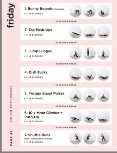 a poster with instructions for how to do the splits and pull ups in different positions