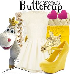 Disney Bound - Buttercup Disney Dress Up, Everyday Cosplay, Disney Princess Fashion