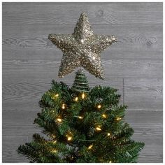 a christmas tree with a star on top