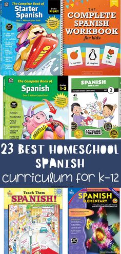 the best homeschool spanish books for k - 12