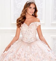 Long Embroidered A-line Dress by Elizabeth K GL2680 – ABC Fashion Floral Ball Gown, Quinceanera Collection, Off Shoulder Ball Gown, Mary's Bridal, Quinceanera Dress, Pageant Dresses, Dress Purchase, Quinceanera Dresses, 15 Dresses