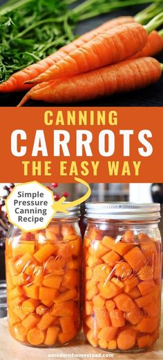 canning carrots the easy way