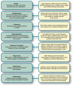 a flow diagram with several different types of information in each section, including the following instructions