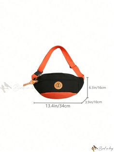 Bird in Bag - Fashionable Casual Color Block Chest Bag Fanny Pack Waist Bag Hip Bag College Bag Sac Casual Belt Bag With Removable Pouch For School, Trendy Large Capacity Pouch Belt Bag, Casual Belt Bag Satchel With Zipper Pocket, Casual Satchel Belt Bag With Zipper Pocket, Casual Satchel Belt Bag With Removable Pouch, Casual Pouch Belt Bag For School, Trendy Pouch Belt Bag For School, Large Capacity Belt Bag For School, Trendy Large Capacity Belt Bag For School