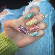 Nail Designs For Autumn, October Nail Designs, Fall Manicures, Autumn Nail Designs, Autumn Nail, Fall Manicure, October Nails