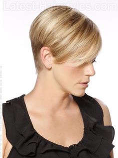 High Profile Cute Blonde Short Haircuts Over The Ears - Side View Dunner Wordend Haar, Short Hair Highlights, Cute Short Haircuts, Very Short Haircuts, Latest Short Hairstyles, Very Short Hair, Haircut And Color, Short Blonde