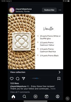 an instagram page on the iphone showing what to do with wickers and other items