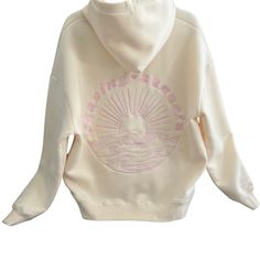 Limited Edition Pink Palm Puff X Amar Hoodie - Chasing Sunsets (Oversized Medium) Only Tried On. Never Worn. Way Too Big For My Daughter. ***Note: This Fits Like A Men’s Large. Embroidered Amare Clothes, Pink Palm Puff Hoodie, Pink Palm Puff, Puff Hoodie, 2nd Christmas, Girly Christmas Gifts, Winter Wishlist, Dr Wardrobe, Girly Christmas