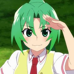 Higurashi Mion, Green Profile Picture, Green Profile, Anime Icons, Profile Picture, Green, Anime