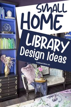 Cozy Reading Room Ideas: 15 Creative Small Home Library Design Ideas Small Home Library Room, Bedroom Library Ideas, Small Home Library Design, Reading Room Ideas, Small Library Room, Small Home Library Ideas, Home Reading Room, Room Library Ideas, Library Design Ideas