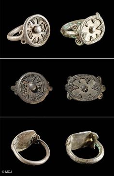 Historic Jewelry, Ancient Carthage, Ancient Jewels, Metalwork Jewelry, Carthage, Finger Rings, Pocket Watch