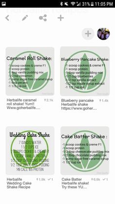 Herbalife Pancakes, Nutrition Shake Recipes, Boosted Tea, Herbalife Meal Plan