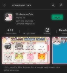 an image of some cats on the app for someone's computer or tablet device