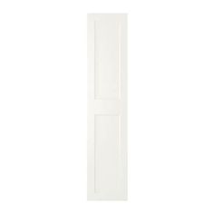 a white cabinet door on a white background