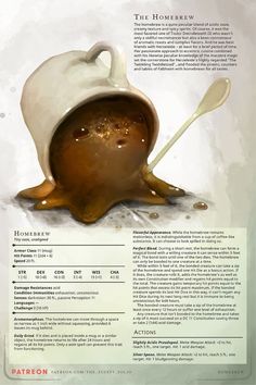 the recipe for chocolate pudding with caramel sauce on top is shown in this illustration