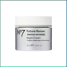 No7 Future Renew Damage Reversal Night Cream reverses visible signs of skin damage while you sleep***. This face cream is formulated with Pepticology, No7’s new and patent-pending peptide technology. Pepticology is exclusive to No7’s Future Renew line. This technology supports the skin’s natural self-repair process and reverses the visible signs of skin damage, such as the appearance of uneven tone and texture, dry skin, and feeling of lost elasticity***. This night cream is designed to be used Razor Bumps Remedy, Natural Wrinkle Remedies, Wrinkle Remedies, Dry Flaky Skin, Shaving Tips, Forehead Wrinkles, Reduce Pores, Beauty Must Haves