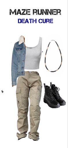 Maze Runner Scorch Trials Outfits, Newt Inspired Outfits, The Maze Runner Clothes Outfits, The Maze Runner Outfit Ideas, Maze Runner Outfits Ideas, The Maze Runner Inspired Outfits, Maze Runner Halloween Costume, Maze Runner Jewelry, Maze Runner Outfit Ideas For Shifting