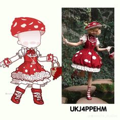 Gacha Mushroom Outfit, Gacha Life 2 Clothes Ideas, Elfcore Outfits, Gacha 2 Codes, Dark Fairy Costume, Mushroom Outfit, Accessories Design Sketch