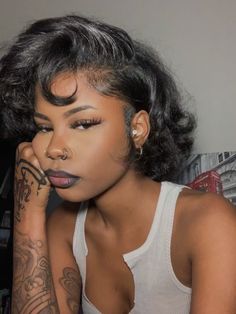 Black Girls Hairstyles Short, Black Girls Short Hairstyles, Short Hair Blowout Black Women, Black Girls With Short Hair, Cute Short Black Hairstyles, Site Model