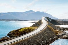 the atlantic road norway is one of the world's most dangerous roads, and has been designated as an international highway